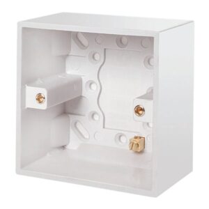 Click Polar 1 Gang 47Mm Deep Pattress Box