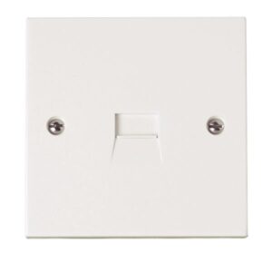 Click Polar Single Telephone Secondary Socket Outlet