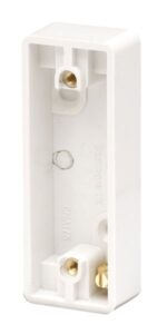 Click Polar 1 Gang Architrave Pattress Box