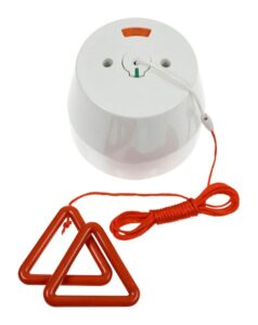 Click Scolmore - Click Polar 50A Dp Pull-Cord Switch With Pattress & Red Bangle Kit (PRW213RD)