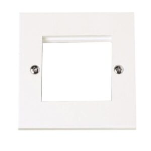 Click Scolmore - Click Polar Single Plate (Twin Media Module Aperture) (PRW311)