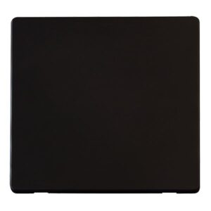 Click Scolmore - Click Definity 1 Gang Blank Plate Mb (SCP060MB)