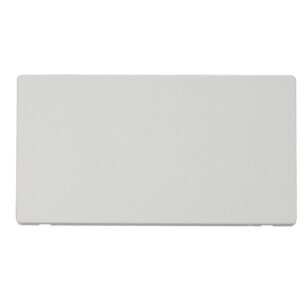Click Scolmore - Click Definity 2 Gang Blank Plate Mw (SCP061MW)