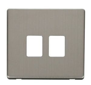 Click Scolmore - Click Definity Sl Cp 2G Rj45 Ss (SCP118SS)