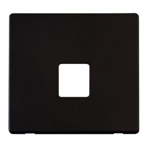 Click Scolmore - Click Definity Single Telephone Skt Plate Mb (SCP120MB)