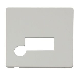Click Scolmore - Click Definity Connection Unit With Flex Outlet Cover Plate White (SCP150PW)