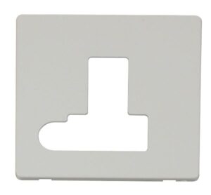 Click Scolmore - Click Definity Switched Connection Unit With Flex Outlet Cover Plate White (SCP151PW)