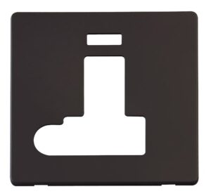 Click Scolmore - Click Definity Switched Conn. Unit With Flex Outlet & Neon Cover Plate Black (SCP152BK)