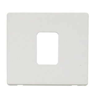 Click Scolmore - Click Definity 45A 1G Switch Plate Mw (SCP200MW)