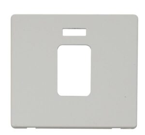 Click Scolmore - Click Definity 45A 1 Gang Plate Switch With Neon Cover Plate White (SCP201PW)