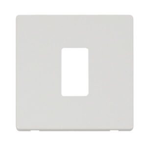 Click Scolmore - Click GridPro 1 Gang Definity Plate Mw (SCP20401MW)