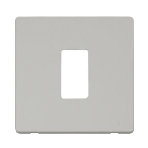 Click Scolmore - Click GridPro 1 Gang GridPro Frontplate White (SCP20401PW)