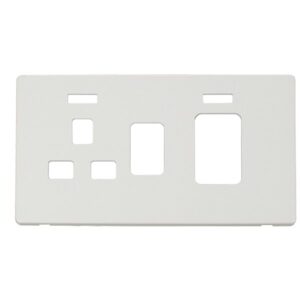 Click Scolmore - Click Definity Sl Cp 45A+Skt N Mw (SCP205MW)