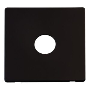 Click Scolmore - Click Definity 10Ax 1G Dolly Switch Plate Mb (SCP221MB)