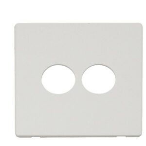 Click Scolmore - Click Definity 10Ax 2G Dolly Switch Plate Mw (SCP222MW)