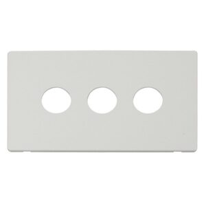 Click Scolmore - Click Definity 10Ax 3G Dolly Switch Plate Mw (SCP223MW)