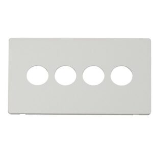 Click Scolmore - Click Definity 10Ax 4G Dolly Switch Plate Mw (SCP224MW)
