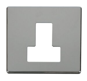 Click Scolmore - Click Definity Switched Connection Unit Cover Plate Chrome (SCP251CH)