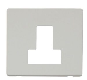 Click Scolmore - Click Definity Switched Connection Unit Cover Plate White (SCP251PW)