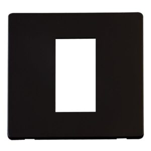 Click Scolmore - Click Definity 1G Single Media Mod Plate Mb (SCP310MB)
