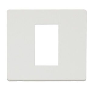 Click Scolmore - Click Definity 1G Single Media Mod Plate Mw (SCP310MW)
