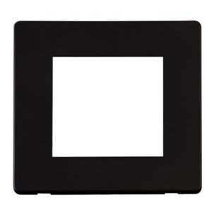Click Scolmore - Click Definity 1G Twin Media Mod Plate Mb (SCP311MB)
