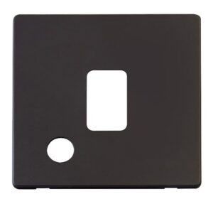 Click Scolmore - Click Definity 20A Dp Switch With Flex Outlet Cover Plate Black (SCP322BK)