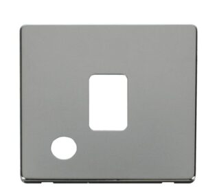 Click Scolmore - Click Definity 20A Dp Switch With Flex Outlet Cover Plate Chrome (SCP322CH)