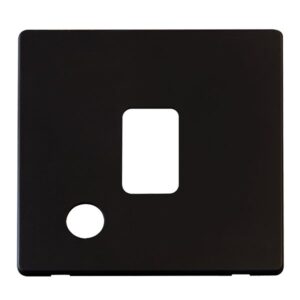 Click Scolmore - Click Definity 20A 1G Switch F/O Plate Mb (SCP322MB)