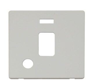 Click Scolmore - Click Definity 20A Dp Switch With Flex Outlet & Neon Cover Plate White (SCP323PW)