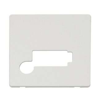 Click Scolmore - Click Definity 13A Fcu F/O (Lock) Plate Mw (SCP350MW)