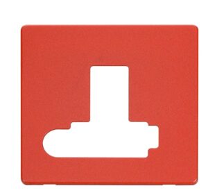 Click Scolmore - Click Definity Switched Conn. Unit With Flex Outlet (Lockable) Cover Plate Red (SCP351RD)