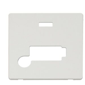 Click Scolmore - Click Definity 13A Fcu F/O+Neon (Lock) Plate Mw (SCP353MW)