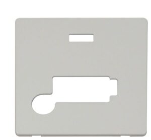 Click Scolmore - Click Definity Conn. Unit With Flex Outlet & Neon (Lockable) Cover Plate White (SCP353PW)