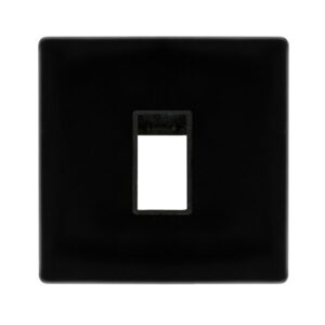 Click Scolmore - Click Definity 1G Plate Single Apert. Mb (SCP401MB)