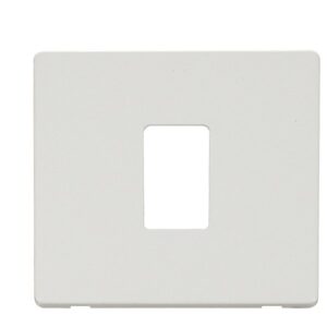 Click Scolmore - Click Definity 1G Plate Single Apert. Mw (SCP401MW)