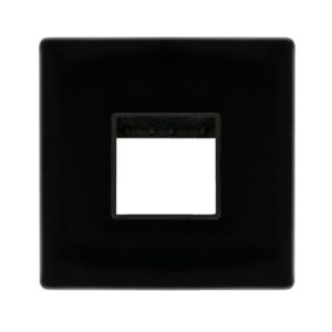Click Scolmore - Click Definity 1G Plate Twin Apert. Mb (SCP402MB)