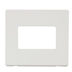 Click Scolmore - Click Definity 1G Plate Triple Apert. Mw (SCP403MW)