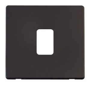 Click Scolmore - Click Definity 20A Dp Switch Cover Plate Black (SCP422BK)