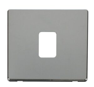 Click Scolmore - Click Definity 20A Dp Switch Cover Plate Chrome (SCP422CH)