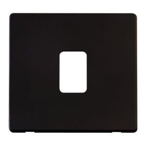 Click Scolmore - Click Definity 20A 1 Gang Switch Plate Mb (SCP422MB)