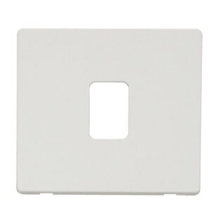 Click Scolmore - Click Definity 20A 1 Gang Switch Plate Mw (SCP422MW)