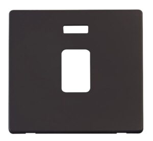 Click Scolmore - Click Definity 20A Dp Switch With Neon Cover Plate Black (SCP423BK)