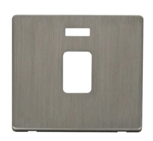 Click Scolmore - Click Definity 20A Dp Switch With Neon Cover Plate Stainless Steel (SCP423SS)