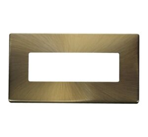 Click Scolmore - Click MiniGrid 2G Plate 6 In-Line Apert Plate Ab (SCP426AB)