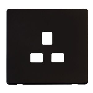 Click Scolmore - Click Definity 1G 13A Socket Plate Mb (SCP430MB)