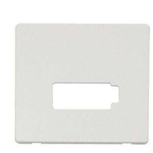 Click Scolmore - Click Definity 13A Fcu (Lock) Plate Mw (SCP450MW)