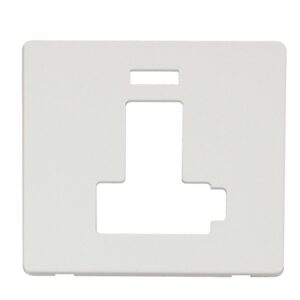 Click Scolmore - Click Definity 13A Fcu Switch Neon (Lock) Plate Mw (SCP452MW)