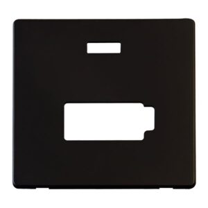 Click Scolmore - Click Definity 13A Fcu Neon (Lock) Plate Mb (SCP453MB)