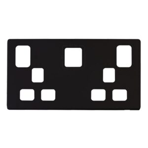 Click Scolmore - Click Definity 2G 13A Switch Skt 4.2A A&C Usb Coverplate Mb (SCP486MB)